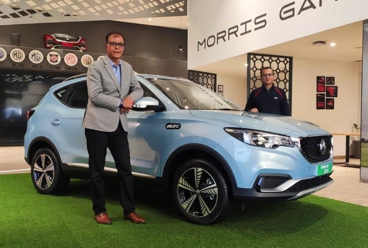 Mg Motor Electric Car Zs Ev Sales Up Mg Zs Ev Sales Figures India Mg Zs