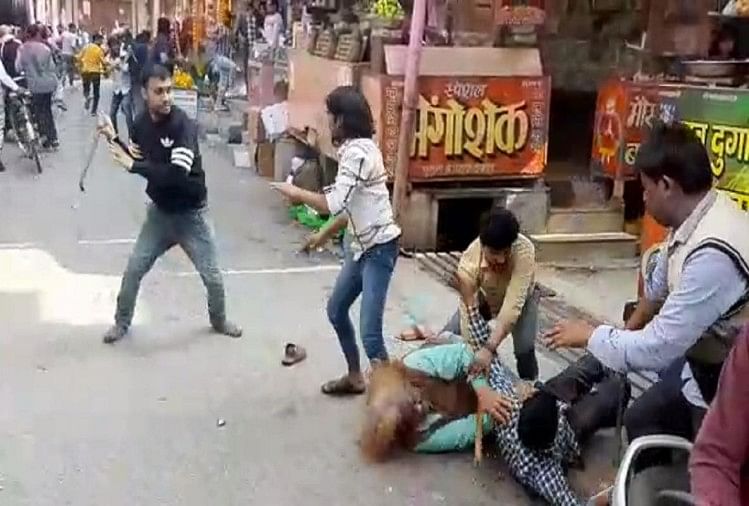 बागपत: मारपीट का वीडियो वायरल