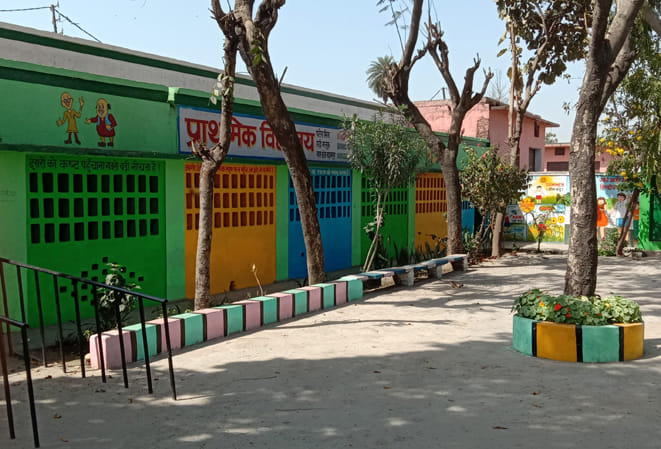पटेल मिल स्थित प्राथमिक विद्यालय परिसर। पटेल मिल स्थित प्राथमिक विद्यालय परिसर।