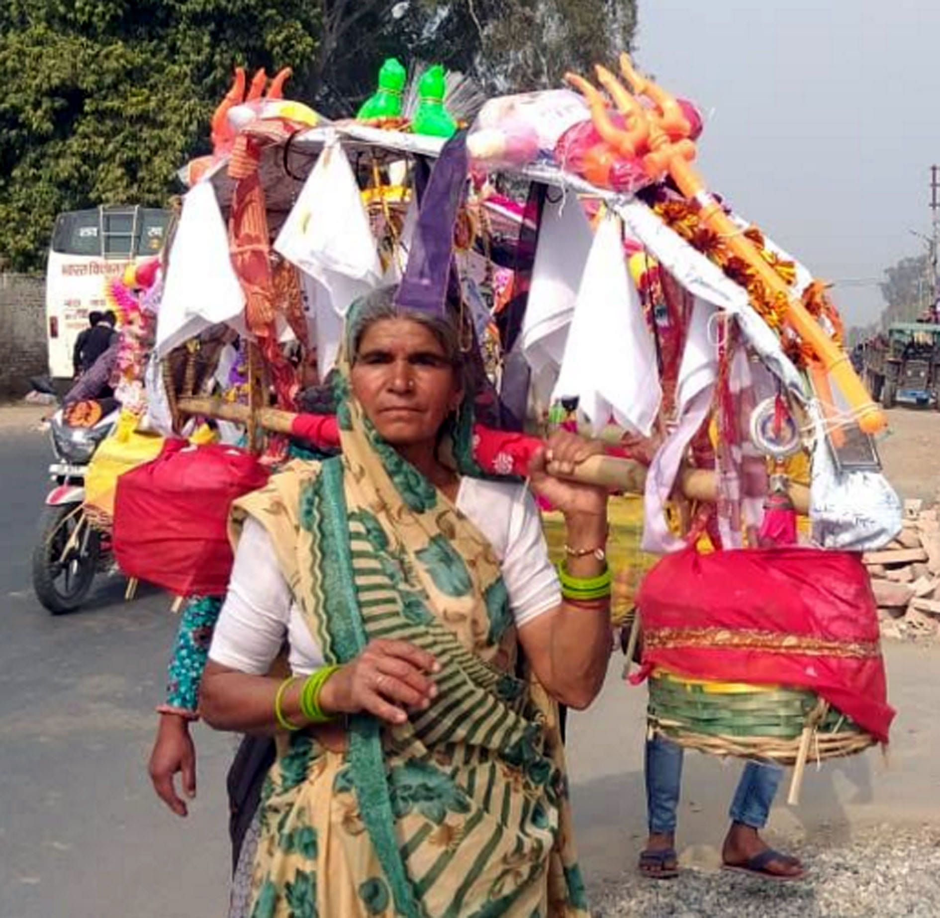कासगंज फोटो महिला कांवड़िया रामवती
