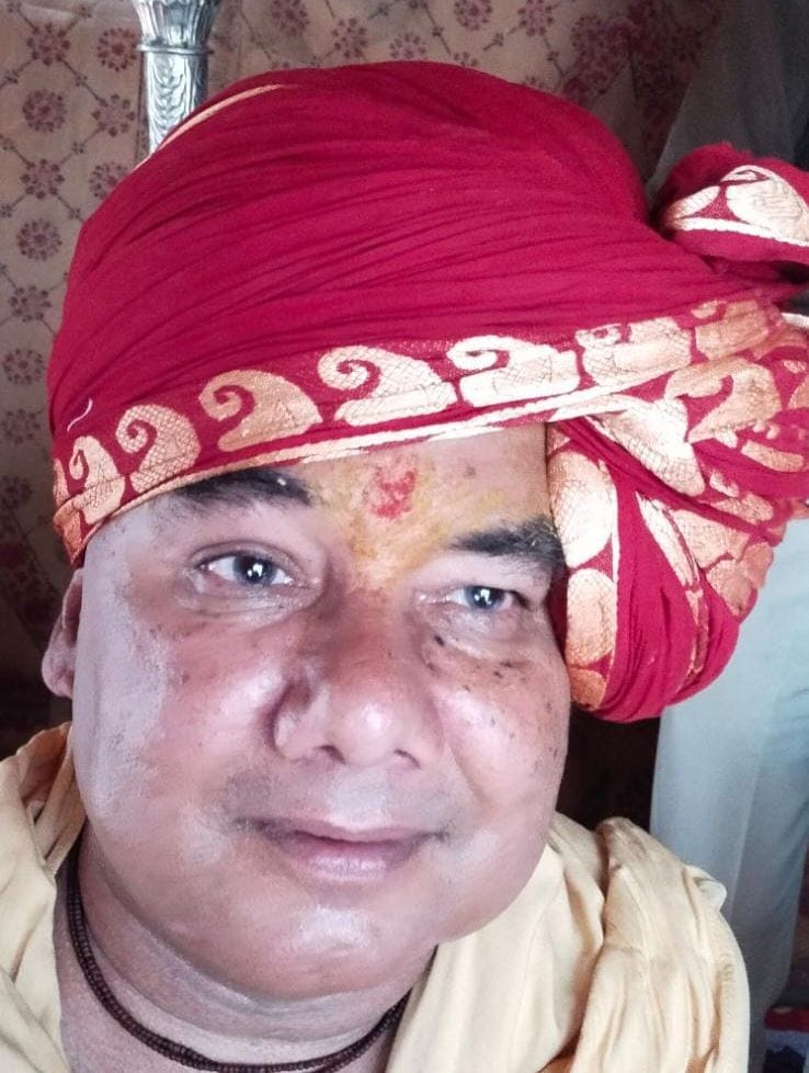 फोटो-27- यात्रा में शामिल महंत संतोष दास खाकी। संवाद फोटो-27- यात्रा में शामिल महंत संतोष दास खाकी। संवाद