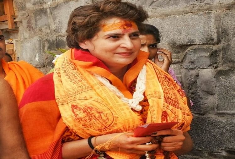 Lucknow: Priyanka Took The Decision To Take Out The Congress Pratigya Yatra,  The Journey Of 12 Thousand Km Will Be Decided - लखनऊ : प्रियंका ने लिया  कांग्रेस प्रतिज्ञा यात्रा निकालने का