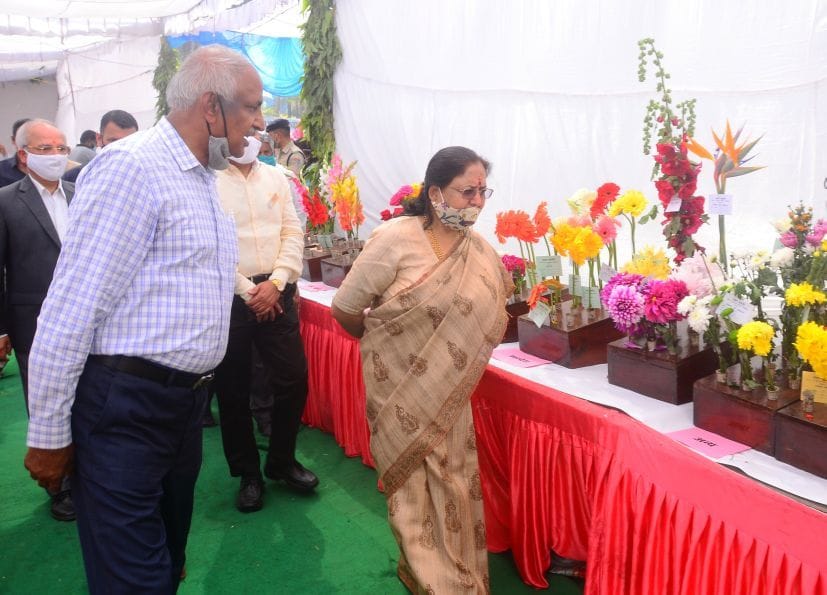 पंतनगर किसान मेले में उद्यान प्रदर्शनी का अवलोकन करतीं राज्यपाल बेबी रानी मौर्य। पंतनगर किसान मेले में उद्यान प्रदर्शनी का अवलोकन करतीं राज्यपाल बेबी रानी मौर्य।