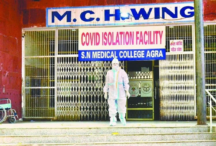 Les patients corona ont augmenté de 35 fois en 10 jours à Agra