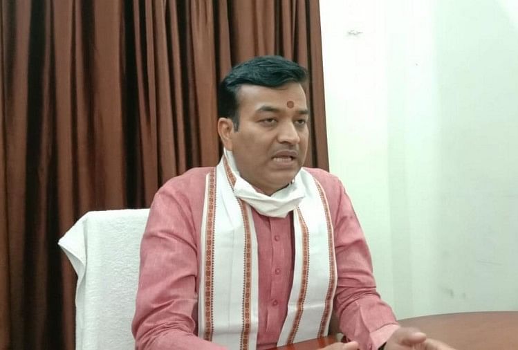 Élection 2022 Anand Swaroop Shukla Attaques contre Akhilesh Yadav à Azamgarh, a déclaré que des terroristes respectés du parti Samajwadi