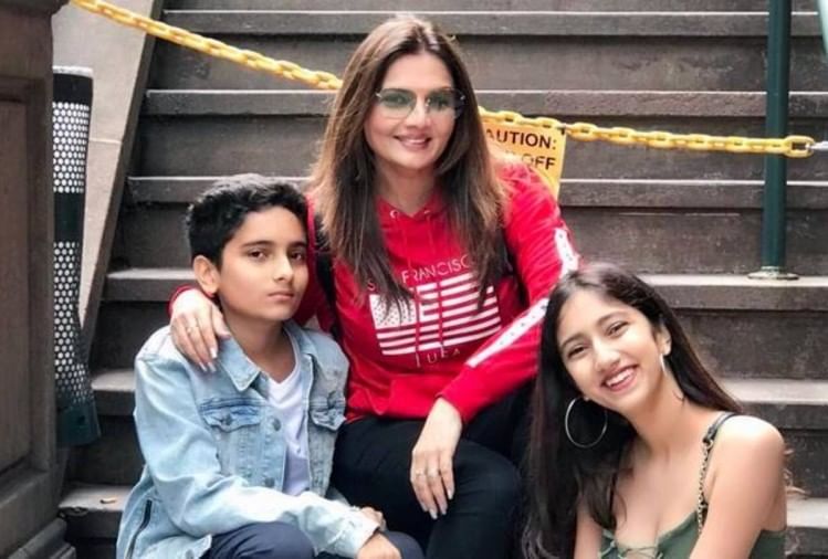 Deepshikha Nagpal with her children