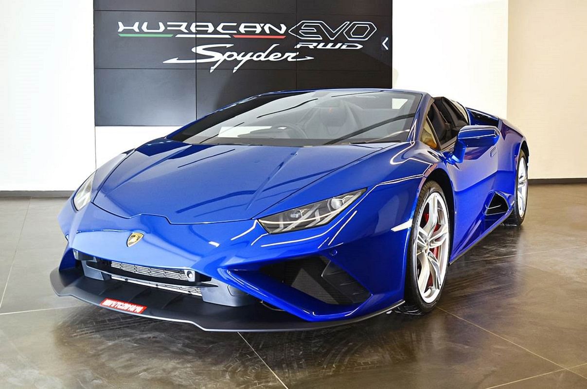 Lamborghini Huracan Evo Rwd Spyder Launched In India Know Price Top Speed Engine Specifications And Features Lamborghini Huracan Evo Rwd Spyder भ रत म ल न च ह ई ब हद प वरफ ल क र 3 5 स क ड म