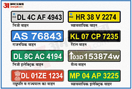 Vehicle Number Plate Indian Vehicles Have 7 Color Number Plates What 