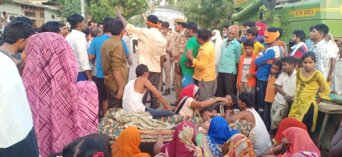 गोहन में मृतक के परिजन जाम लगाएं