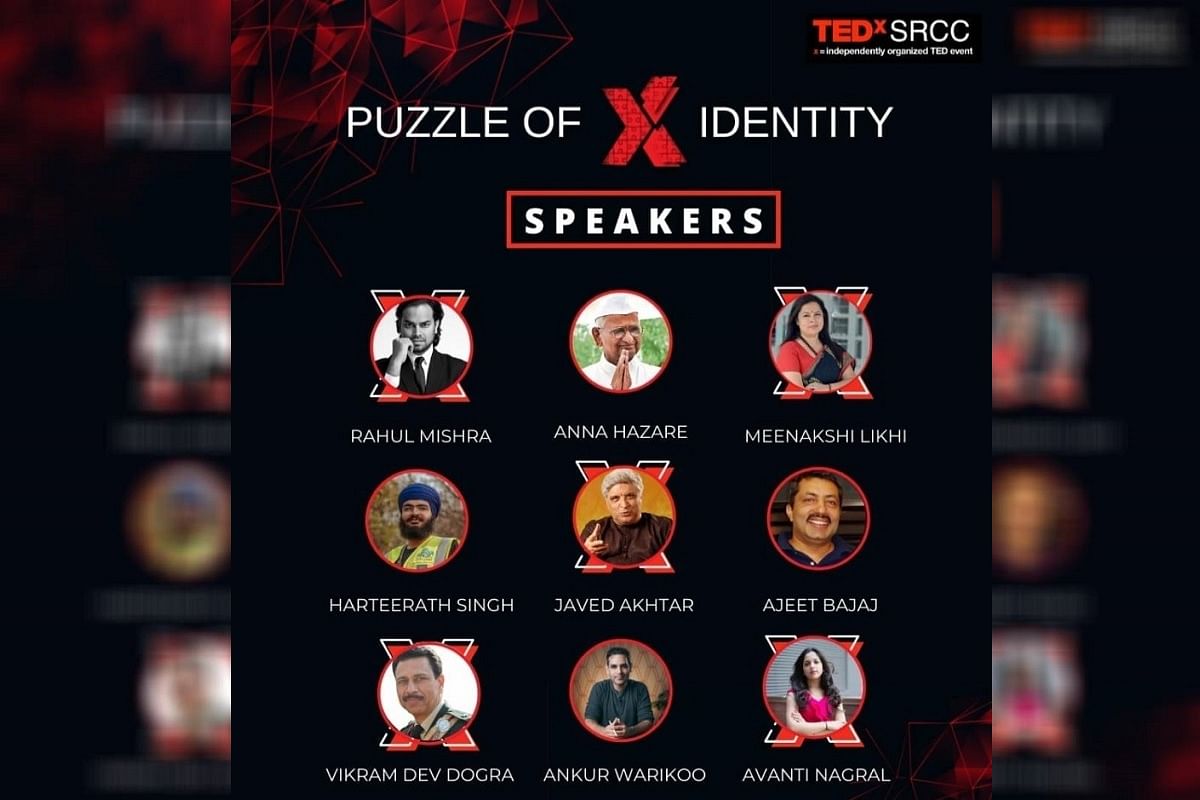 Tedx Srcc Event For Youth 9 Speakers Including Anna Hazare And Javed Akhtar पहल Tedx Srcc म य व ओ क र ह द ख ए ग आयरनम न ट र यथल न प र करन व ल म जर जनरल व क रम द व ड गर