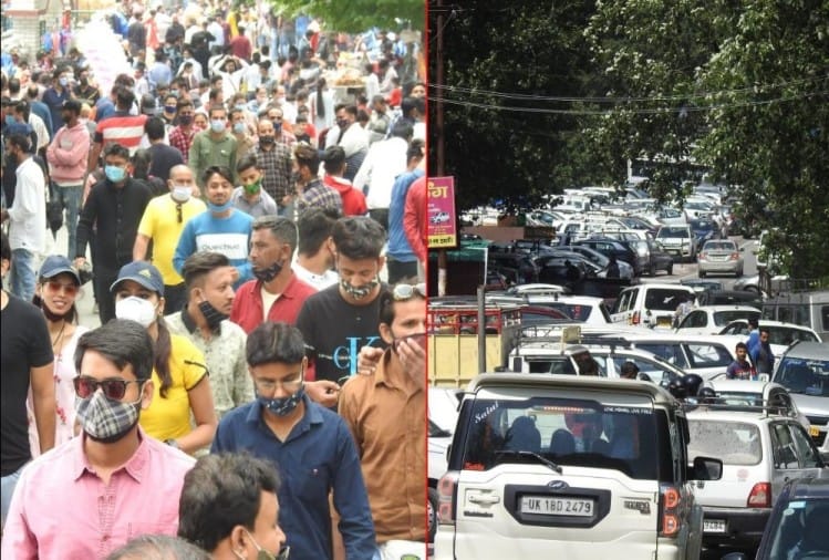 Danger Of Corona Infection: Wave Of Negligence From Haridwar To Nainital - घुमंतू भीड़ से संक्रमण का खतरा : हरिद्वार से नैनीताल तक लापरवाही की लहर - Vimarsana News
