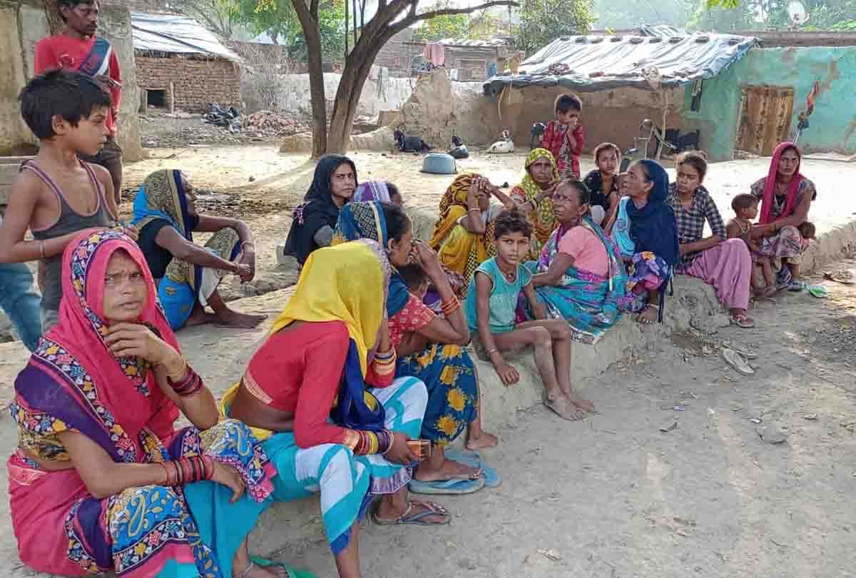 घटना के बाद बदहवास परिजन