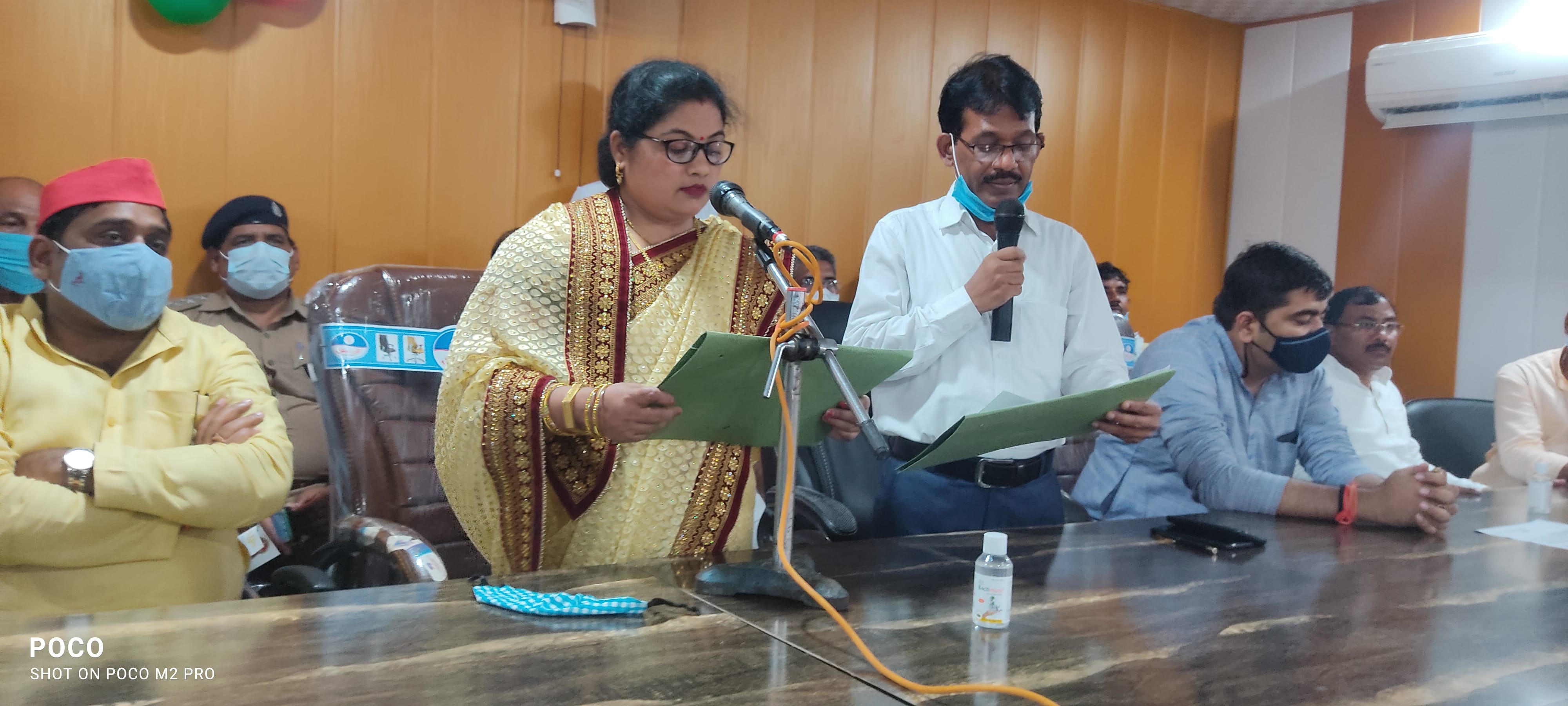 फोटो संख्या 13- महेवा में पवित्रा दोहरे ने शपथ ग्रहण की फोटो संख्या 13- महेवा में पवित्रा दोहरे ने शपथ ग्रहण की