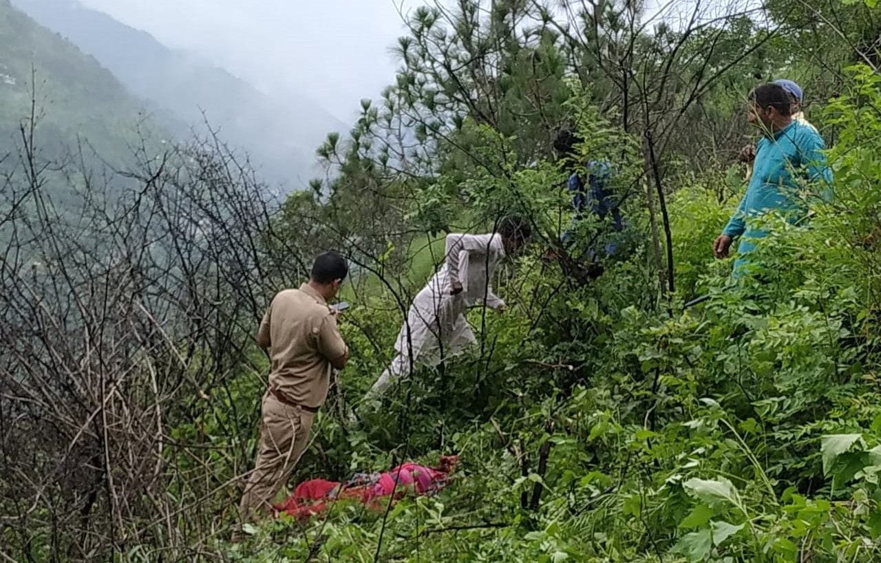गुलदार के हमले में मृत महिला। गुलदार के हमले में मृत महिला।