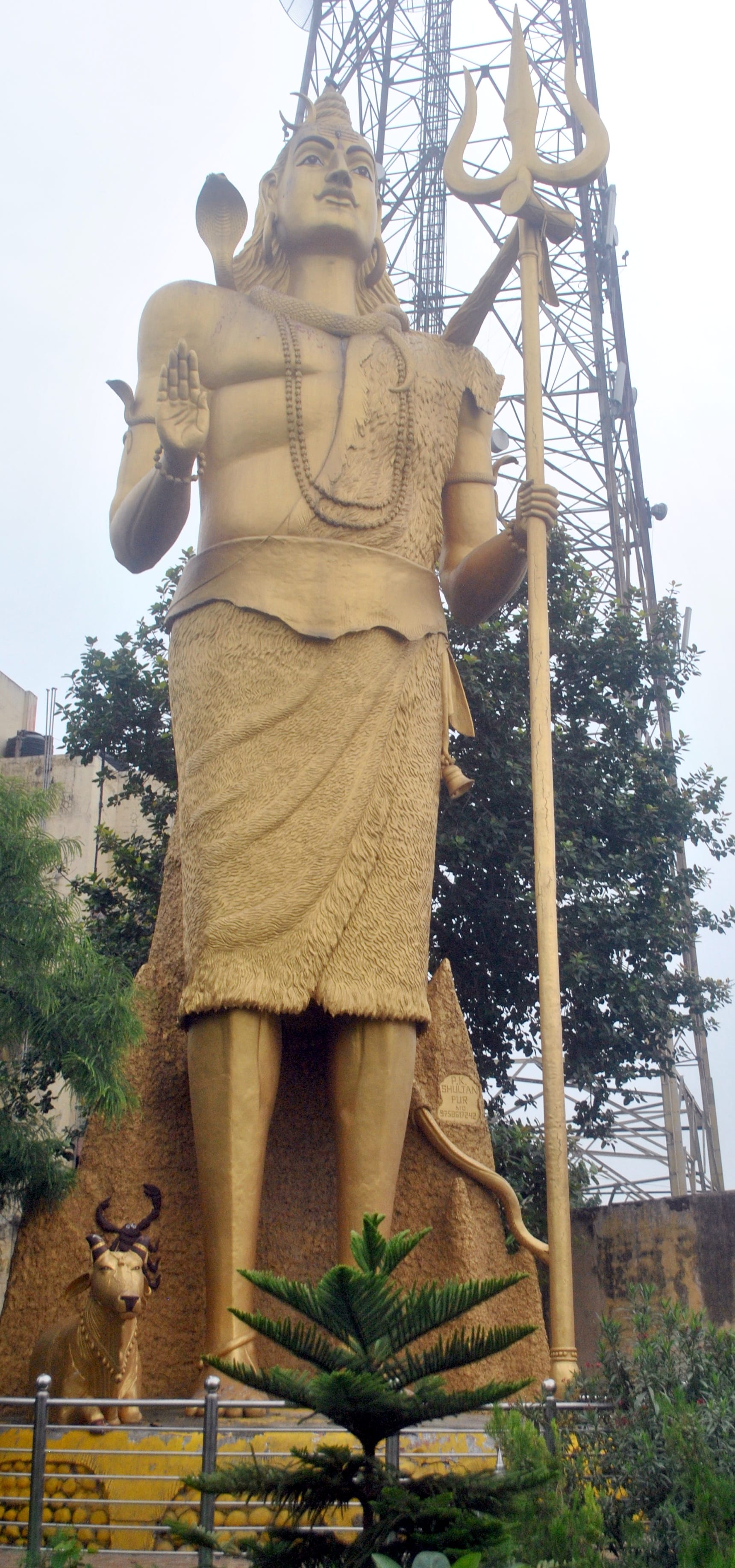 शामली के भाकूवाला मन्दिर में भोले शंकर की प्रतिमा