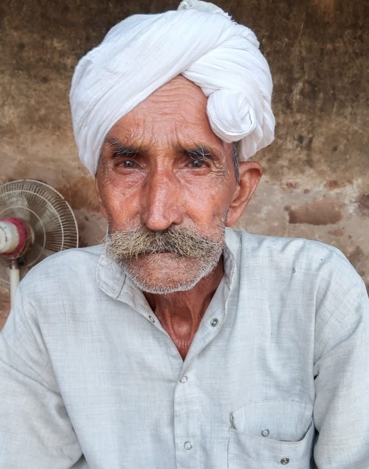   बुजुर्ग भगवान सिंह।