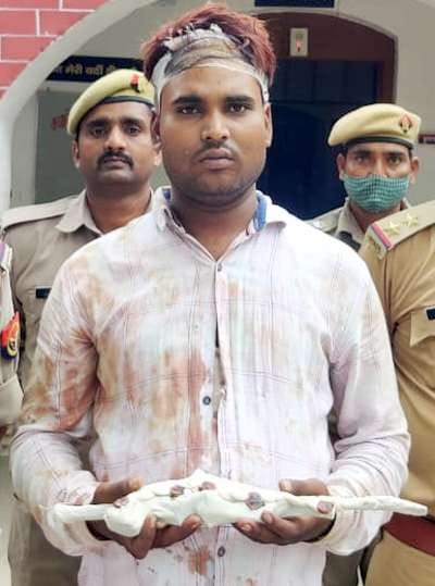 अवैध तमंचे के साथ गिरफ्तार आरोपी