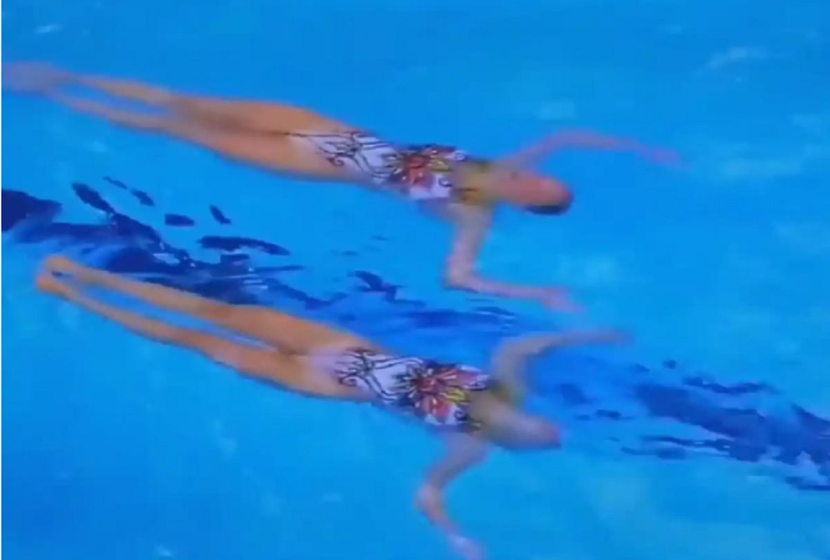 israeli swimmer aaja nachle video