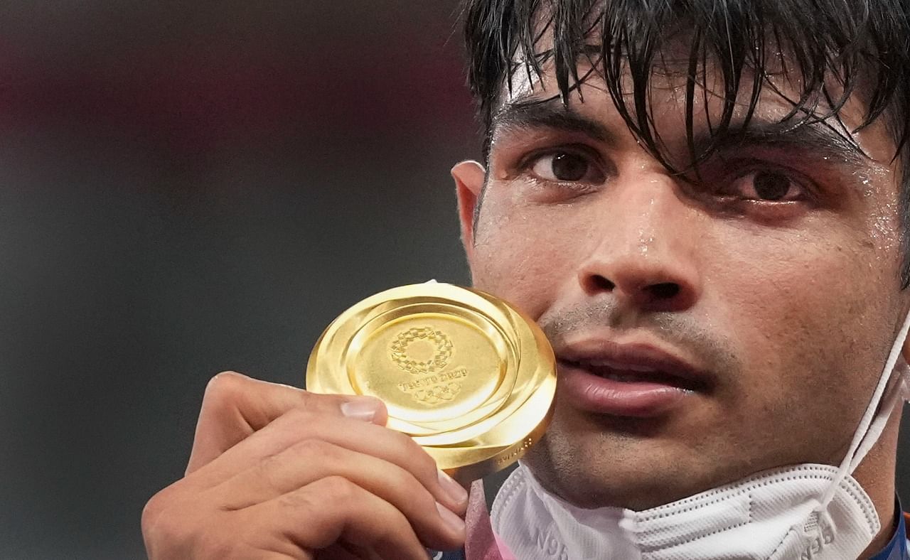 Tokyo Olympics Neeraj Chopra Gold Medal Create History Of India - भारत के  भाल पर नीरज के भाले से स्वर्ण तिलक - Amar Ujala Hindi News Live