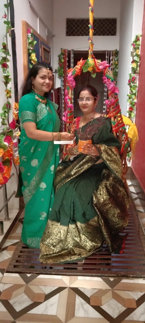 भारतीय क्षत्रिय महासभा महिला सभा के तीज महोत्सव कार्यक्रम में मौजूद महिलाएं। संवाद भारतीय क्षत्रिय महासभा महिला सभा के तीज महोत्सव कार्यक्रम में मौजूद महिलाएं। संवाद