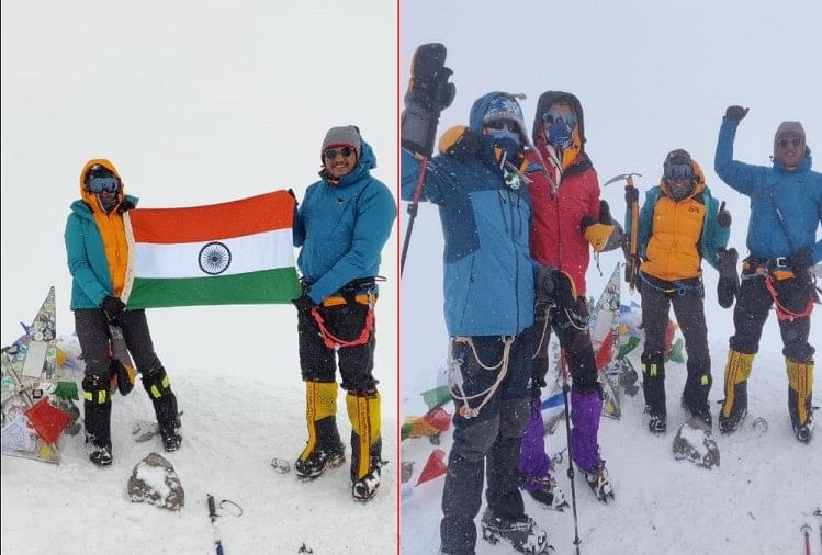 Five Indians including Uttarakhand’s daughter Sheetal hoisted the tricolor on Mount Elbrus