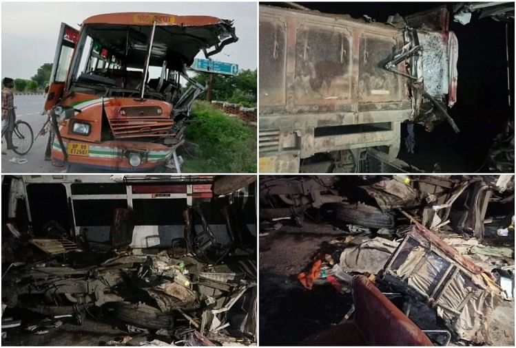 Etawah Up Road Accident News: Roadways Bus Collided With Truck In Etawah Many Passengers Died In Accident - यूपी: इटावा में दर्दनाक हादसा, ट्रक से टकराई रोडवेज बस, हादसे में चार यात्रियों