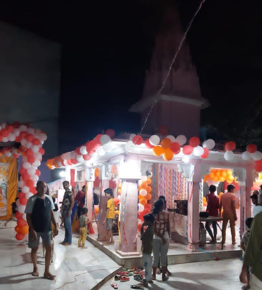 Born Kanha, tableaux adorned in homes and temples, resonated with Mangal songs