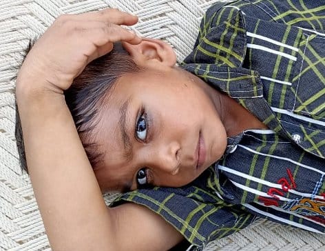 सिंगोली तगा गांव निवासी बुखार पीड़ित बच्चा शिवा सिंगोली तगा गांव निवासी बुखार पीड़ित बच्चा शिवा