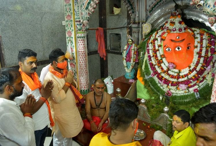 श्री बड़ा गणेश जी का भव्य श्रंगार।