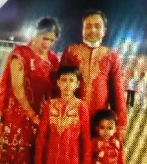 विकास तिवारी की ,फाइल फोटो ,लापता पत्नी गुड़िया,  शौर्य।व मृतक बेटा सत्यम