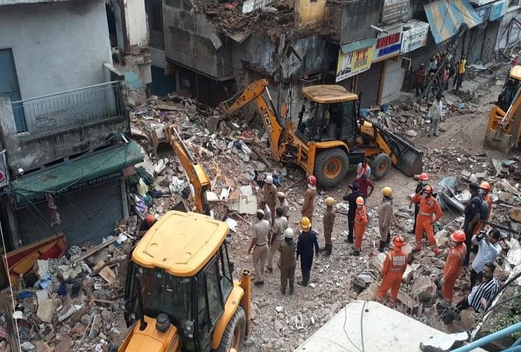 Delhi Begumpur Building s’effondre Deux morts et un blessé Lire les détails