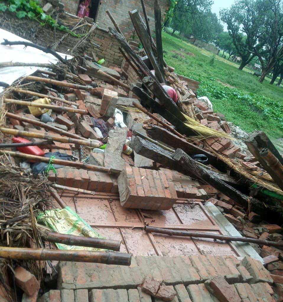 Disaster rain: Dozens of houses landed, three including woman died