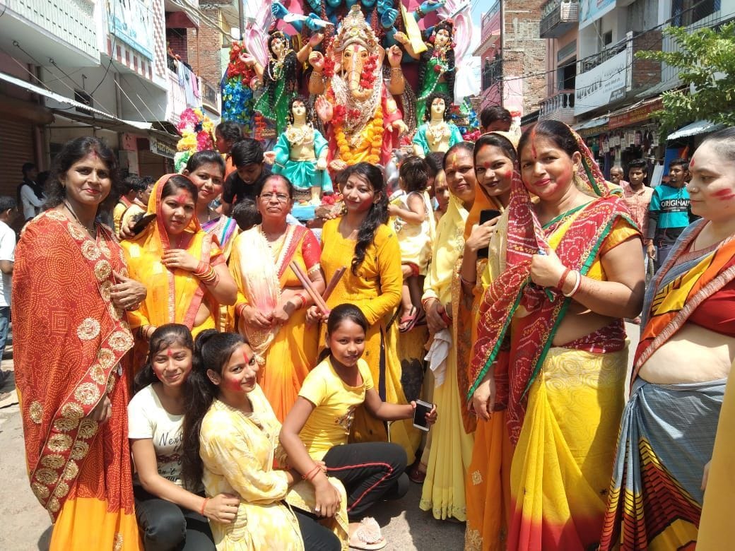 Immersion of Ganesh idol with music Immersion of Ganesh idol with music