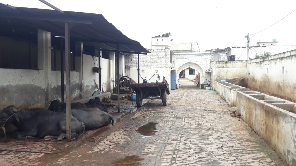 मुजफ्फरनगर जिले के खतौली के गांव फुलत में मौलाना कलीम सिद्दीकी का पैतृक मकान।
