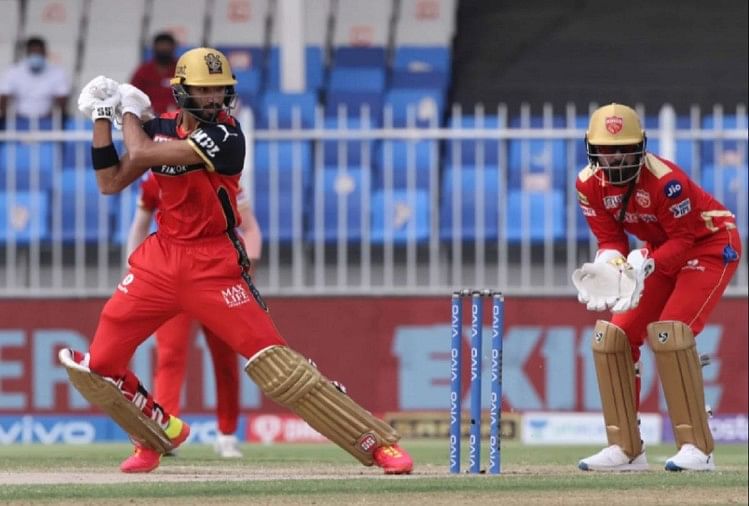 RCB vs PBKS Live Score RCB got two consecutive blows in two balls