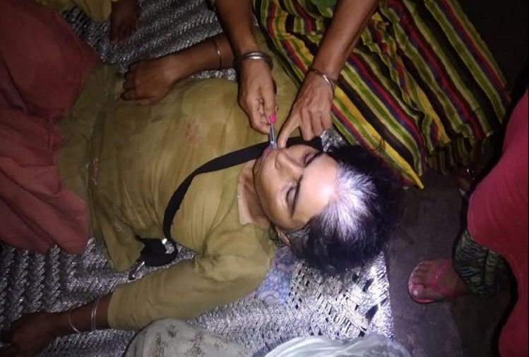 लवप्रीत की बेसुध मां