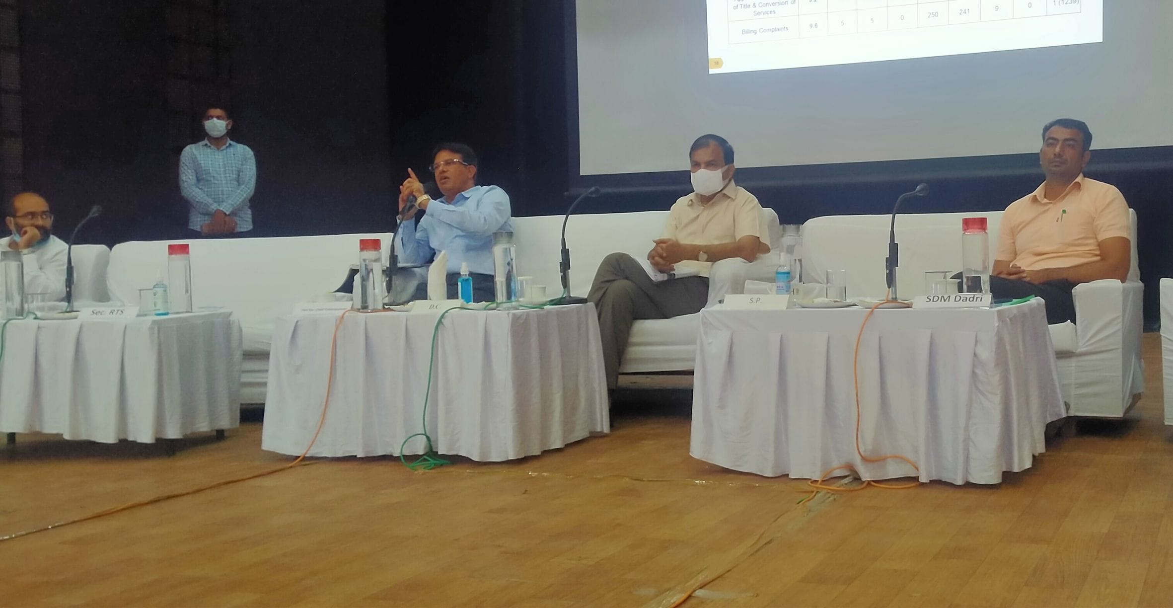 बैठक को संबोधित करते राइट-टू-सर्विस कमीशन के मुख्य आयुक्त टीसी गुप्ता व साथ में मौजूद डीसी प्रदी? बैठक को संबोधित करते राइट-टू-सर्विस कमीशन के मुख्य आयुक्त टीसी गुप्ता व साथ में मौजूद डीसी प्रदी?