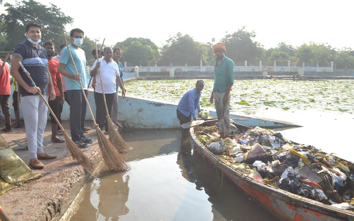 76 officers including DM handled the broom