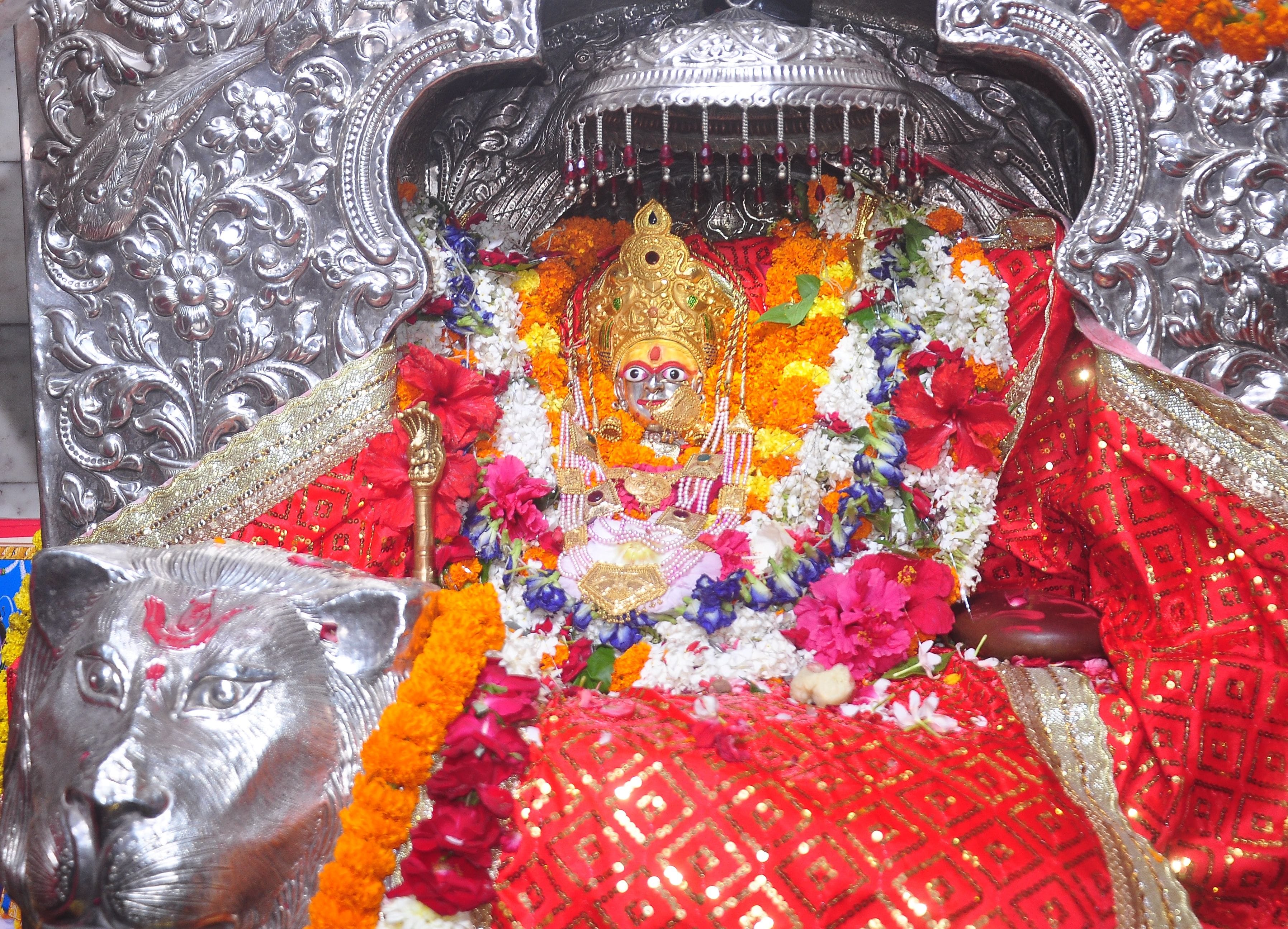 नवरात्रि के तृतीय को मां बेल्हा देवी का हुआ भव्य श्रृंगार। संवाद