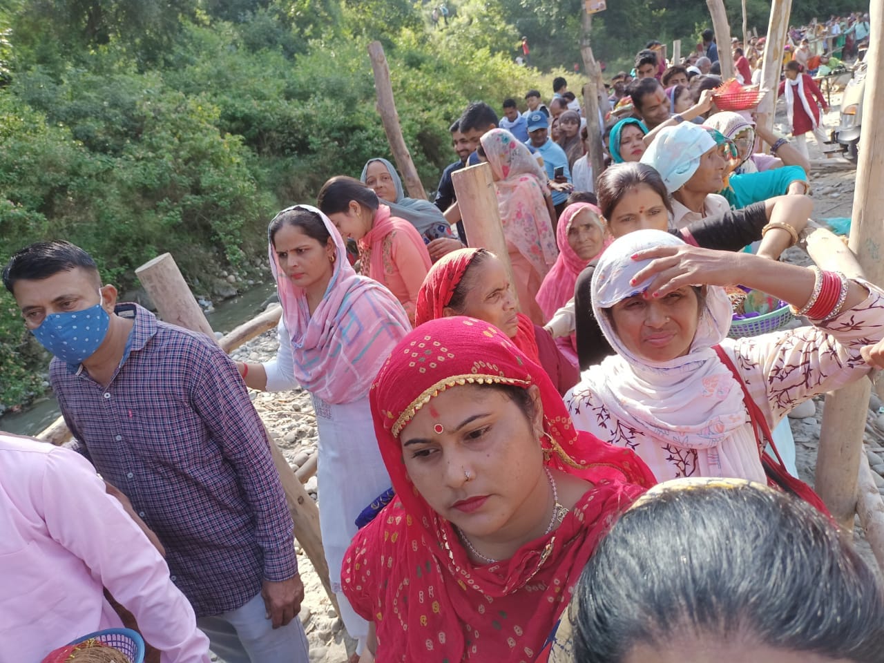शाकंभरी में माता के दर्शनों को लगी श्रद्वालुओं की कतार