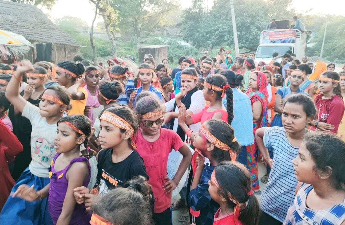 Idols of Maa Durga were immersed with good wishes