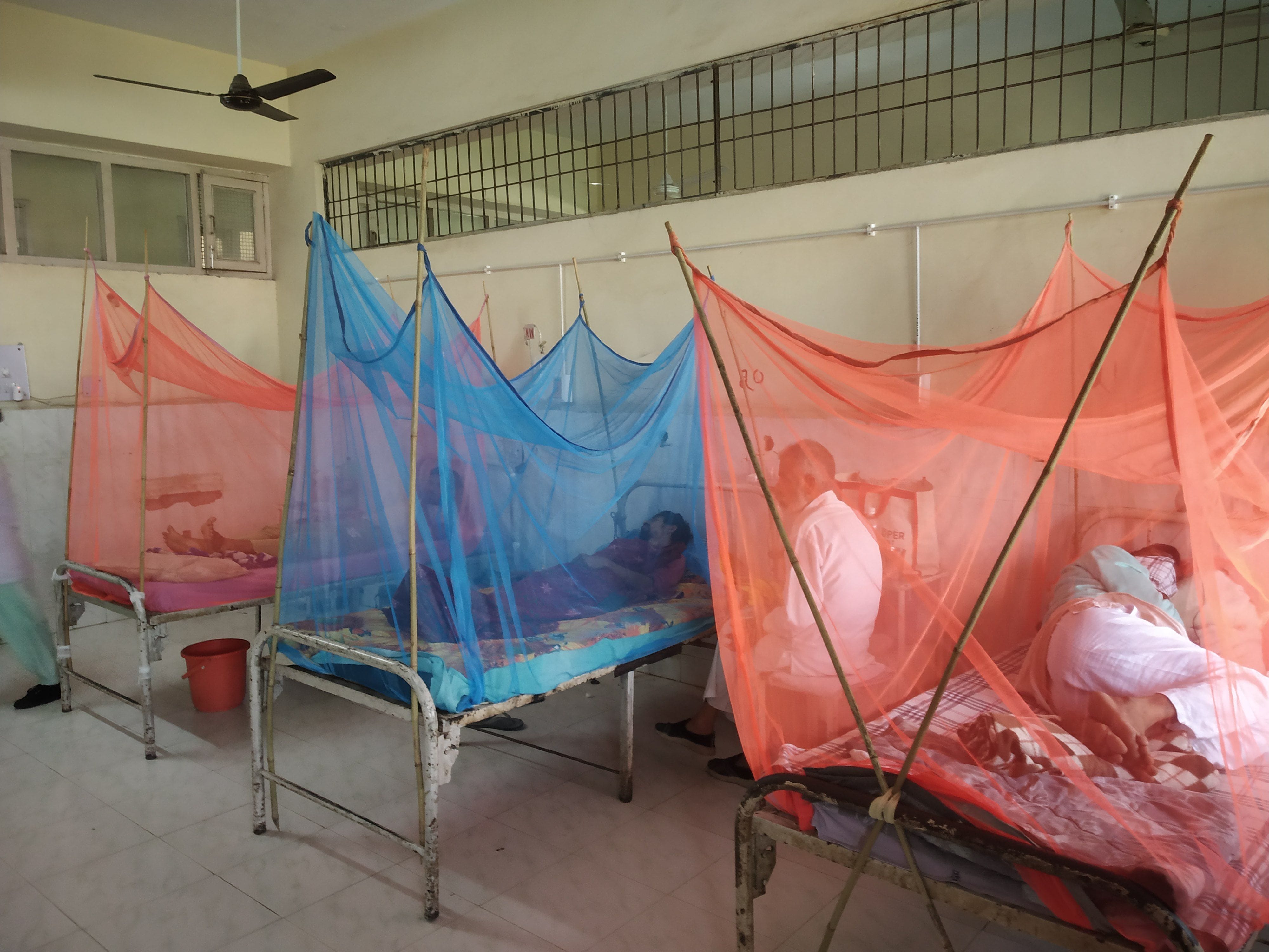 नागरिक अस्पताल के डेंगू वार्ड में दाखिल मरीज नागरिक अस्पताल के डेंगू वार्ड में दाखिल मरीज