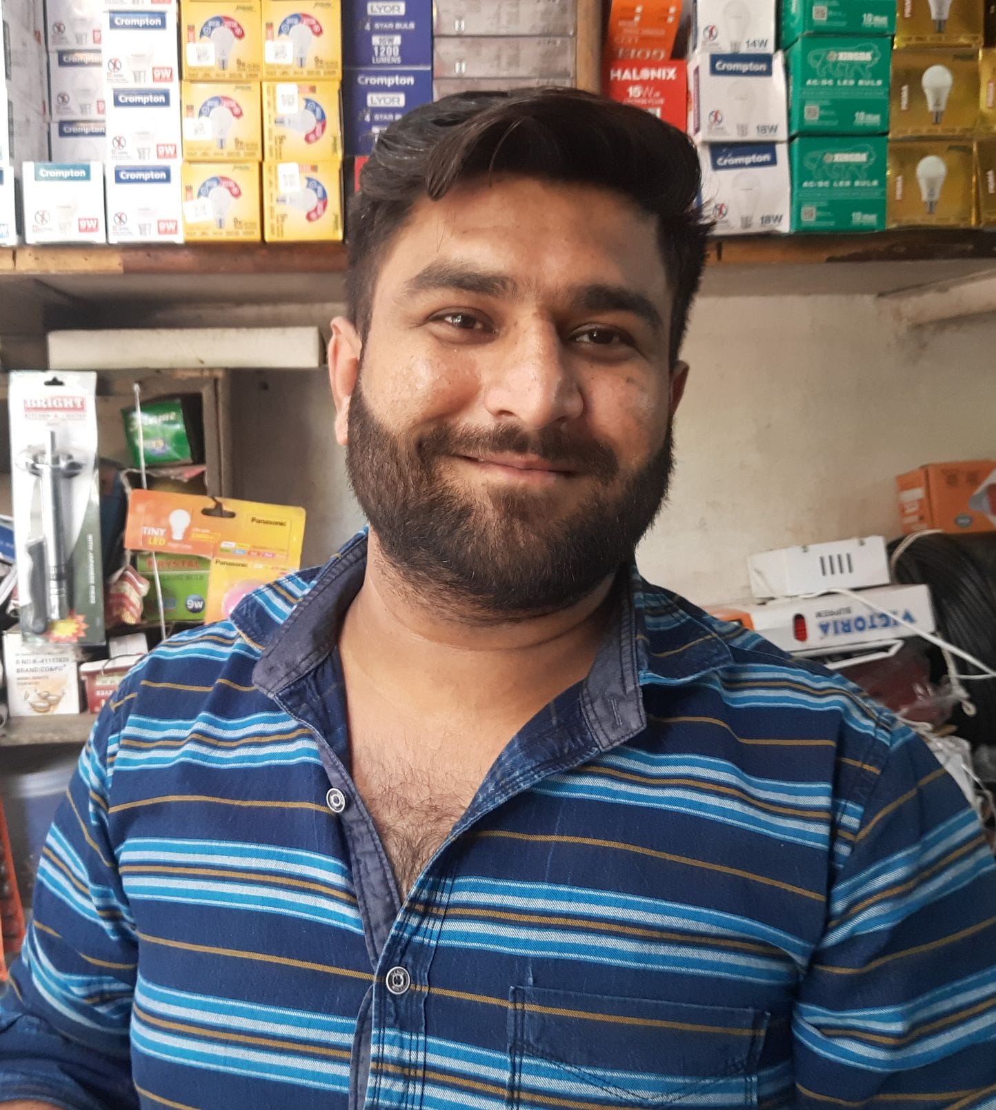 - इलेक्ट्रिक उत्पादों के व्यापारी रितेश सेठी