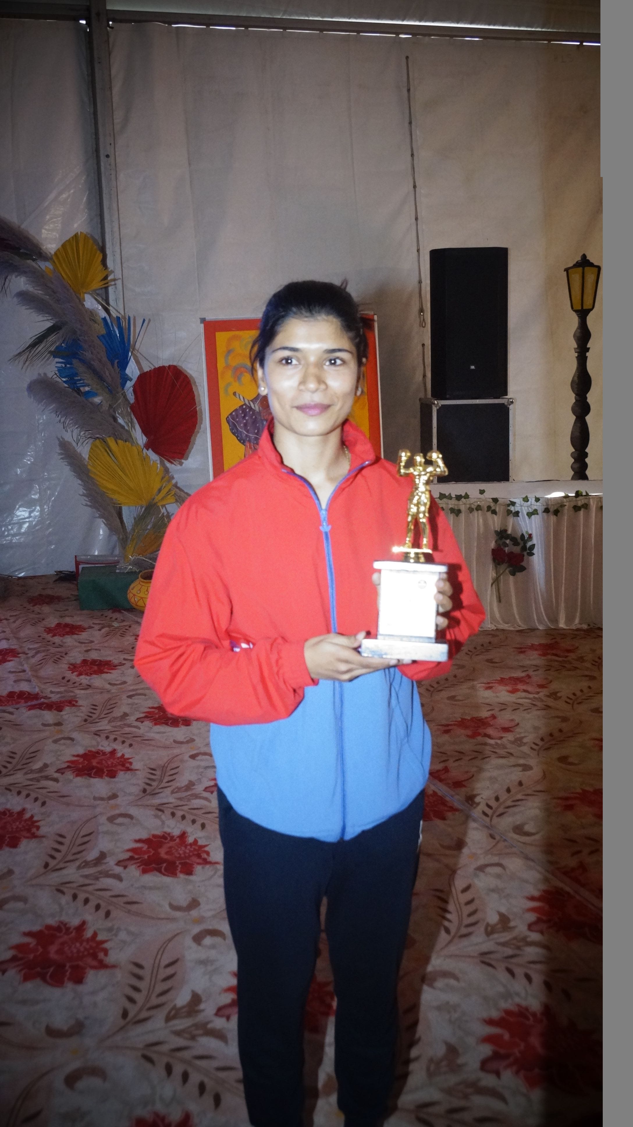 तेलंगाना की निखत जरीन। जिन्हे टूर्नामेंट का बेस्ट बॉक्सर चुना गया। संवाद तेलंगाना की निखत जरीन। जिन्हे टूर्नामेंट का बेस्ट बॉक्सर चुना गया। संवाद