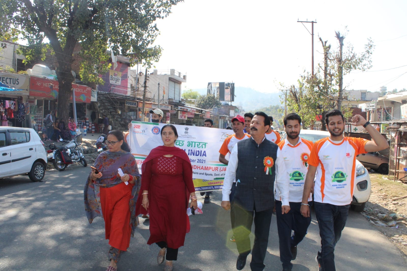 राष्ट्रीय एकता दिवस पर नेहरू युवा केंद्र की तरफ से आयोजित की गई एकता दौड़