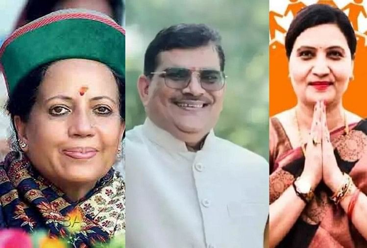 Pratibha Singh of Congress won from Mandi, Dnyaneshwar Patil of BJP from Khandwa and Kalavati of Shiv Sena from Dadar and Nagar Haveli.