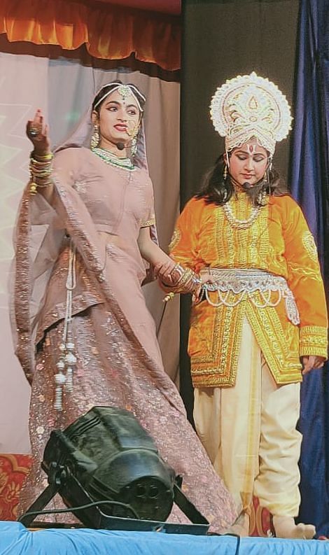 Adegan Ramlila diadakan di Dharanaula, Almora. Adegan Ramlila diadakan di Dharanaula, Almora.