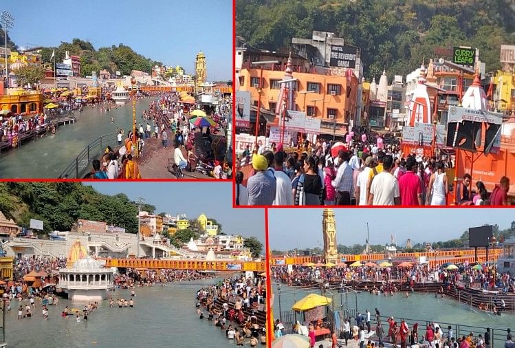 Berita Uttarakhand: Weekend Rush Di Haridwar, Parkir Penuh, Rush In Market, Lihat Foto