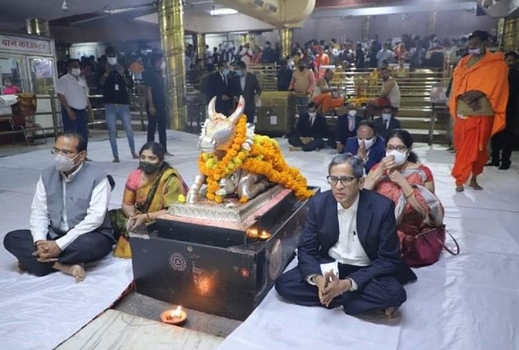 Madhya Pradesh: Hakim Agung N Venkata Ramanna Mencapai Ujjain Bersama Keluarga, Mengunjungi Kuil Mahakal