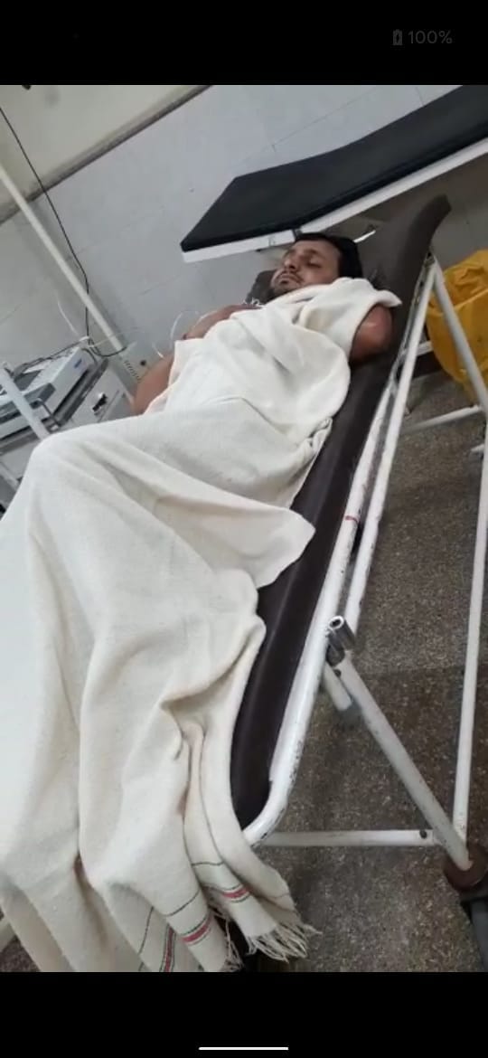 सरपंच पति का भाई घायल सचिन सरपंच पति का भाई घायल सचिन